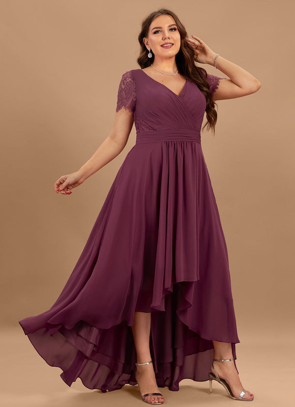 Robe Chic Aérienne Bordeaux - gallery 9