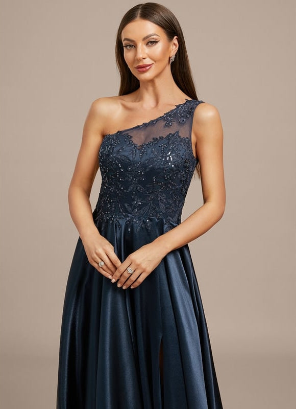 Robe De Soirée Chic Satin - gallery 1