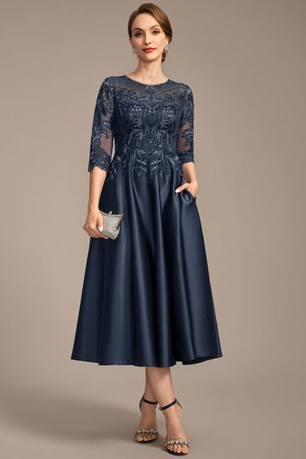 Robe Chic Satin Somptueux