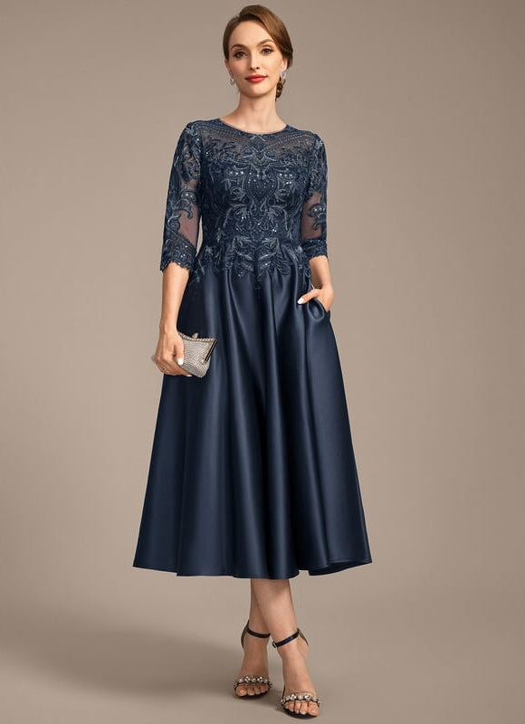 Robe Chic Satin Somptueux