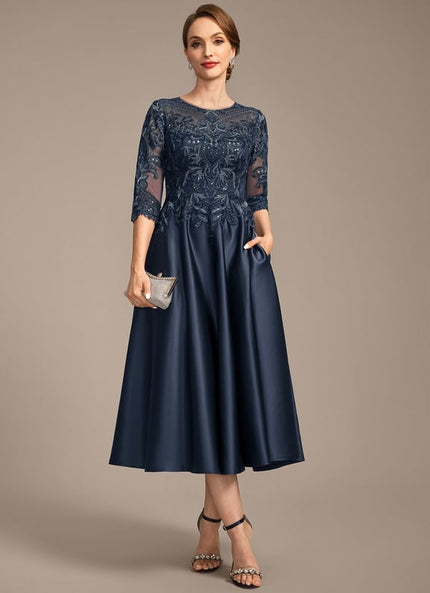 Robe Chic Satin Somptueux