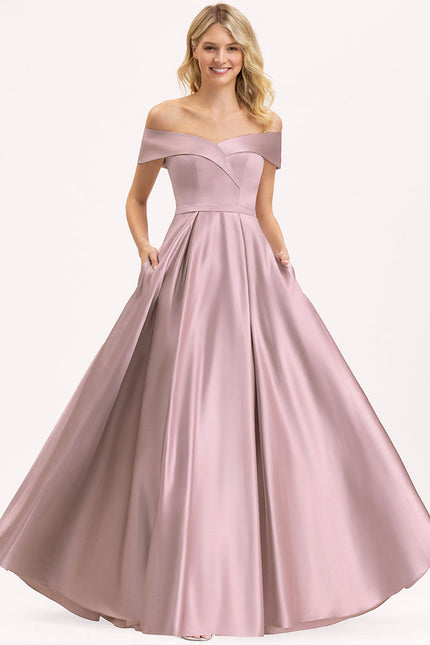 Robe Chic Satin Émeraude Décontractée - gallery 1