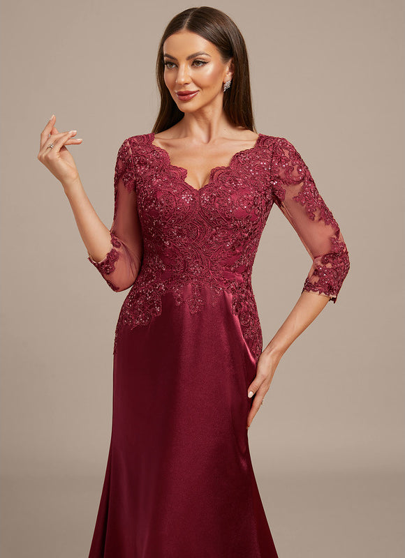 Robe Chic Élégante Bordeaux - gallery 2