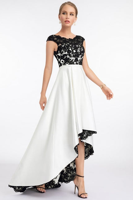 Robe Chic Dentelle Bicolore - gallery 4