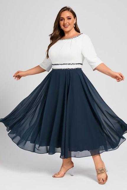 Robe Chic Chic Plissé Élégant - gallery 7