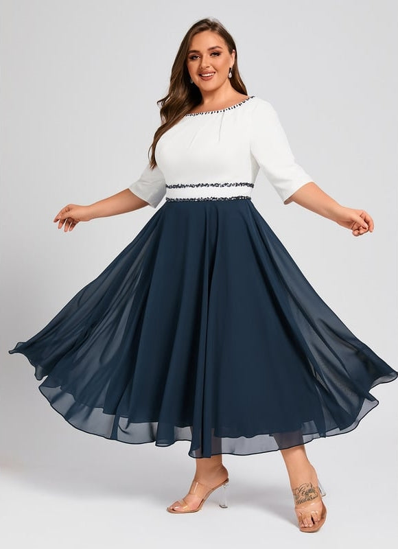 Robe Chic Chic Plissé Élégant - gallery 7