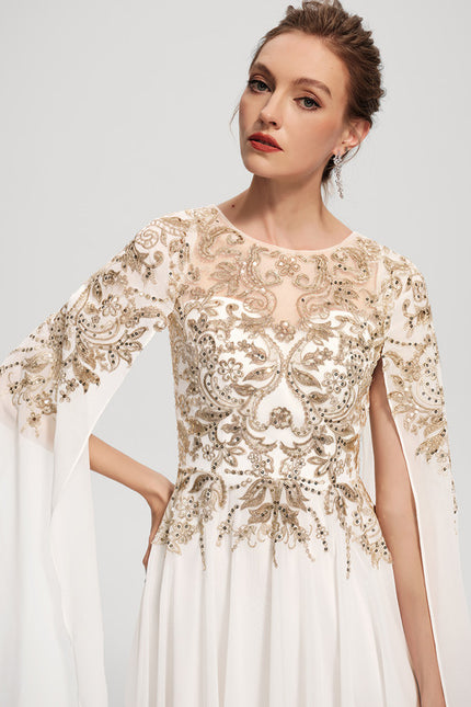 Robe Chic Aérienne Grise - gallery 1