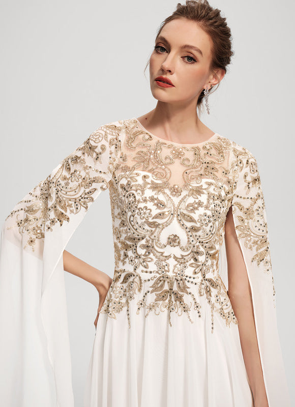 Robe Chic Aérienne Grise - gallery 1