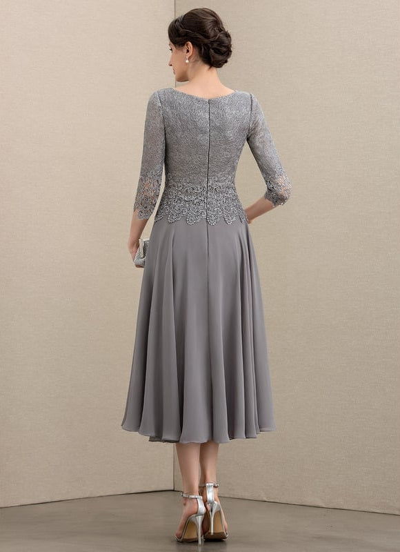 Robe Chic Flottante Mauve - gallery 1