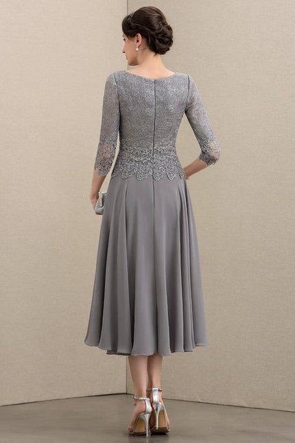 Robe Chic Flottante Mauve - gallery 1
