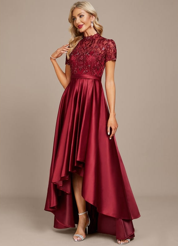 Robe Chic Satin Bordeaux Chic - gallery 2