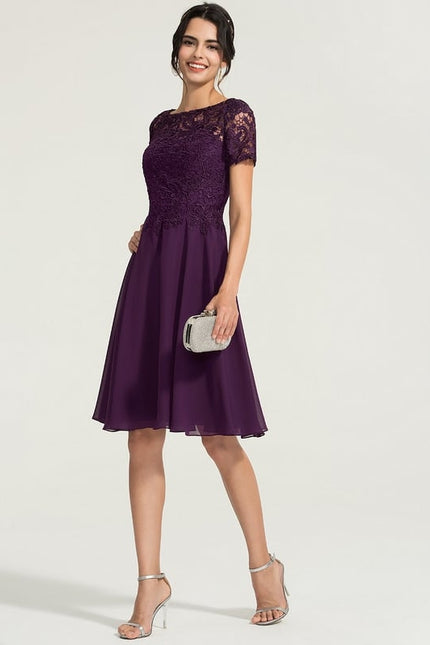 Robe Chic Chiffon Éclatante - gallery 3