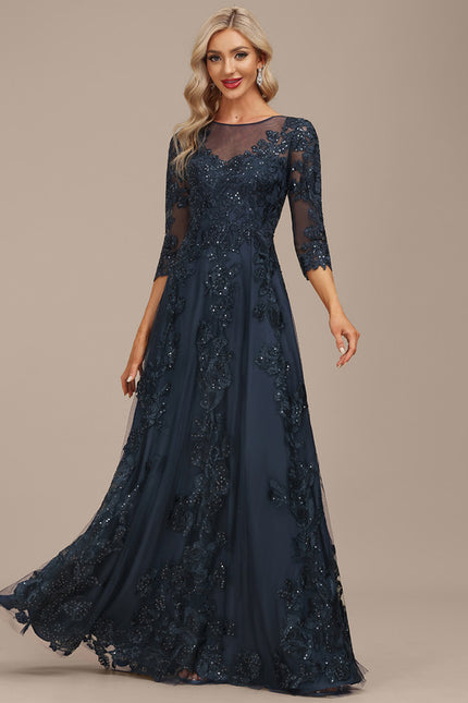 Robe Chic Étoilée Marine