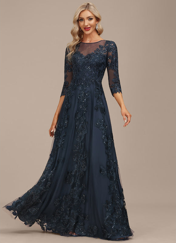 Robe Chic Étoilée Marine