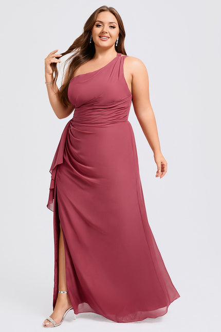 Robe Chic Asymétrique Beige - gallery 8