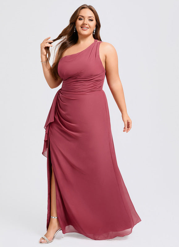 Robe Chic Asymétrique Beige - gallery 8