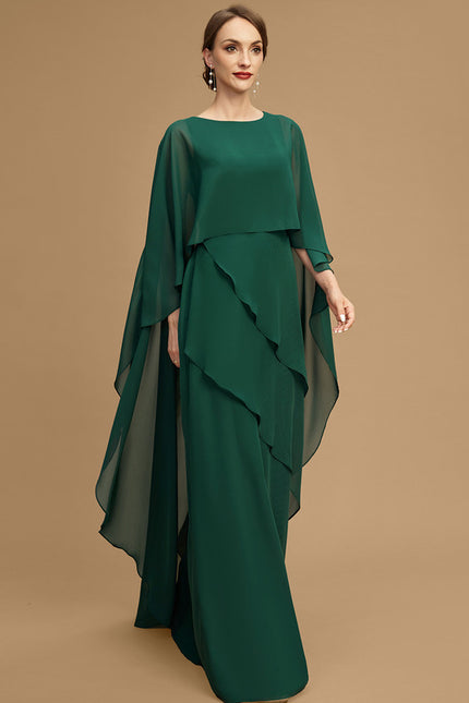 Robe Chic Veste Aérienne Émeraude