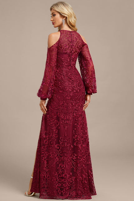 Robe Chic Bordeaux Florale - gallery 6