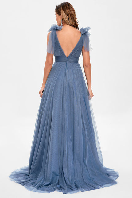 Robe Chic Tulle Bleu - gallery 2