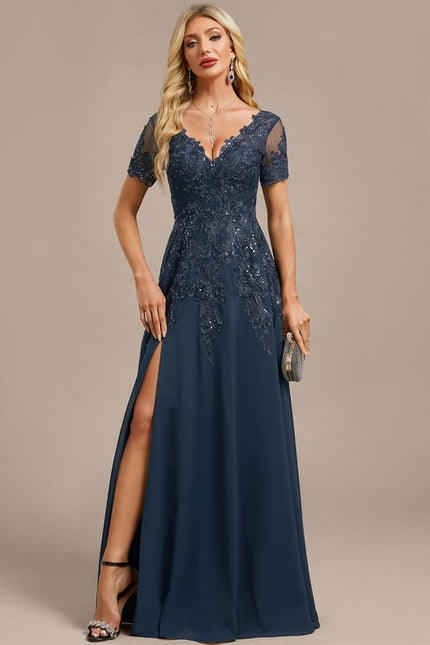 Robe Chic Longue Émeraude Élégante - gallery 2