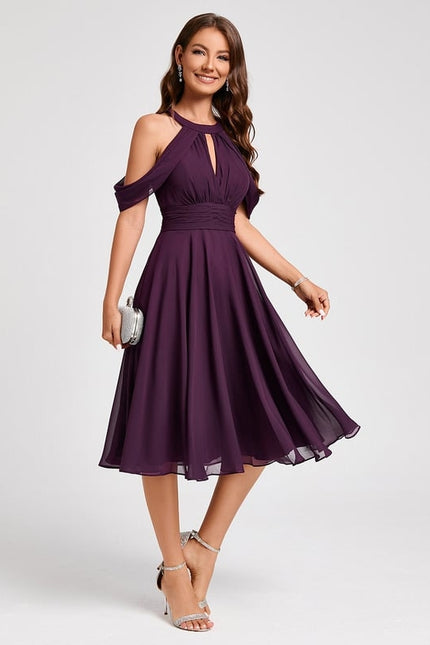 Robe Chic Éclat Violet - gallery 6