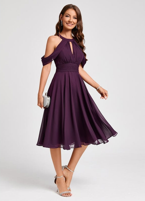 Robe Chic Éclat Violet - gallery 6