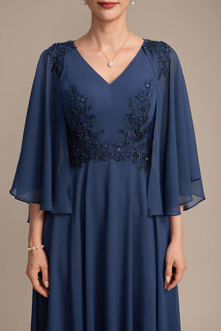 Robe Chic Aérienne Marine - gallery 7