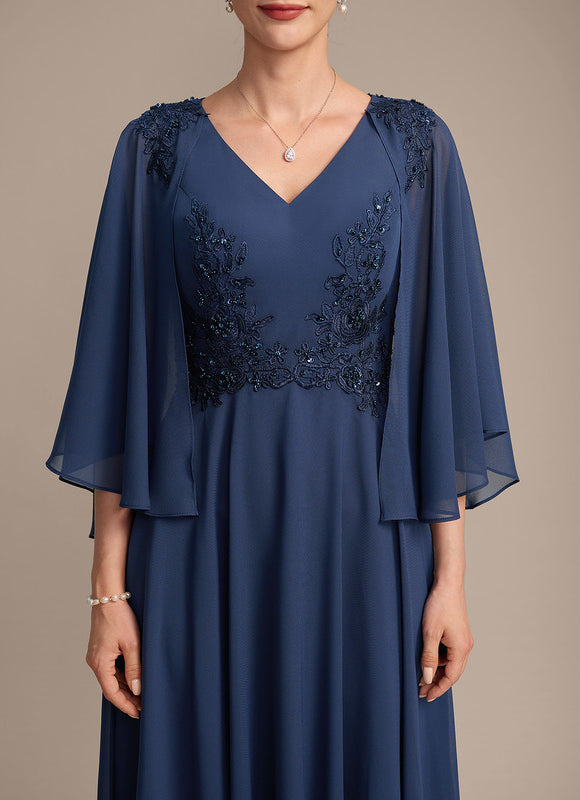 Robe Chic Aérienne Marine - gallery 7