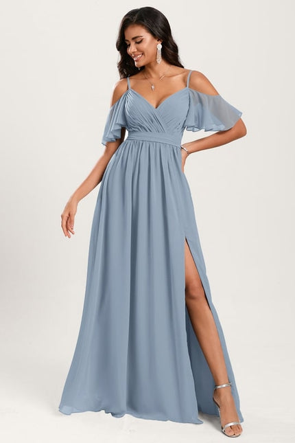Robe Chic Fluide Ciel