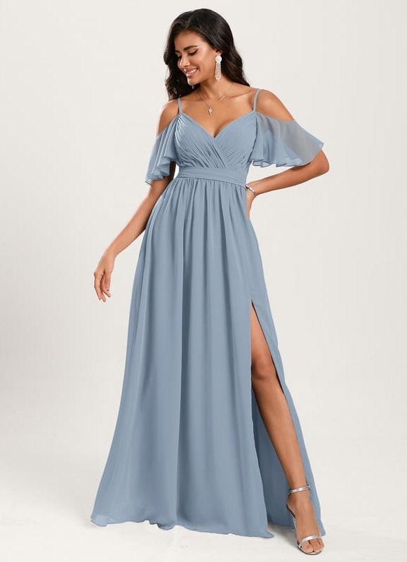 Robe Chic Fluide Ciel