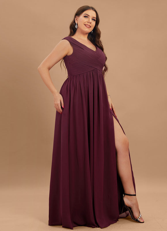 Robe Chic Violet Élégant - gallery 9