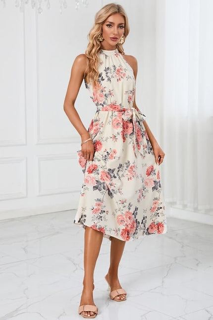 Robe Chic Trapèze Verte - gallery 1
