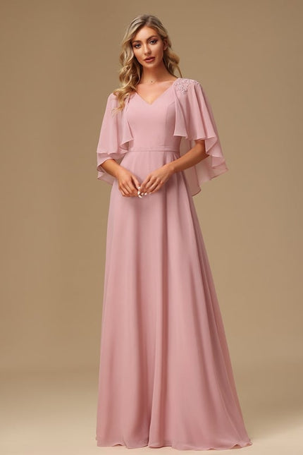 Robe Chic Élégance Rosée