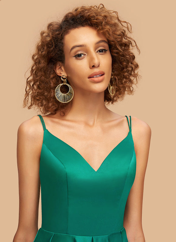 Robe En Soie Chic Courte - gallery 1