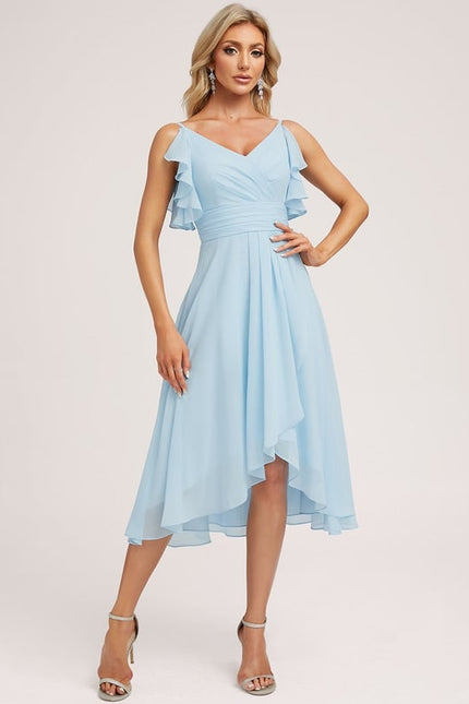 Robe Chic Fluide Bleu Nuit - gallery 5