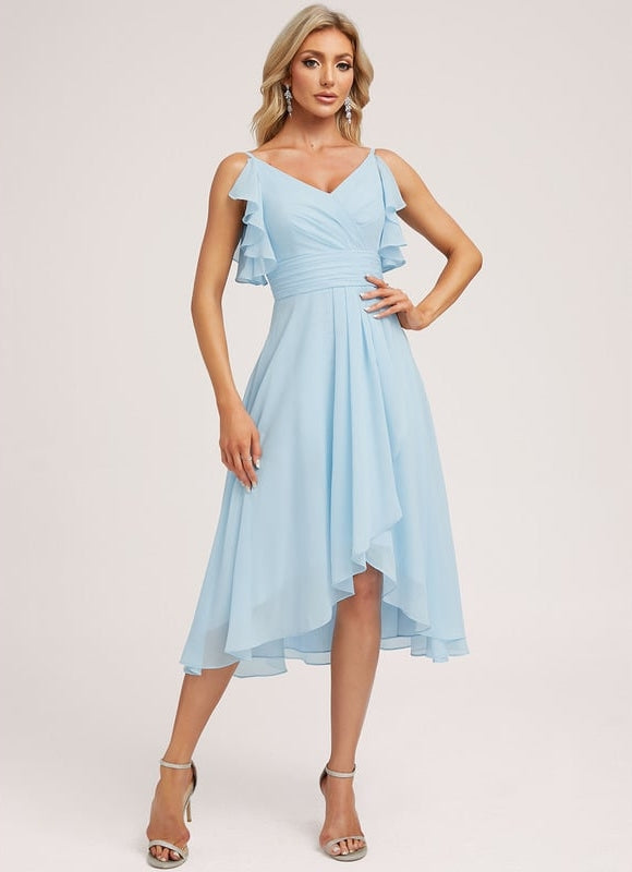 Robe Chic Fluide Bleu Nuit - gallery 5
