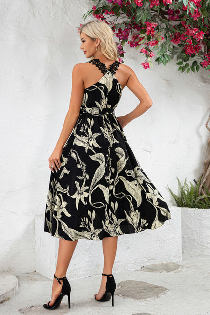 Robe Chic Fleurie Marine - gallery 3