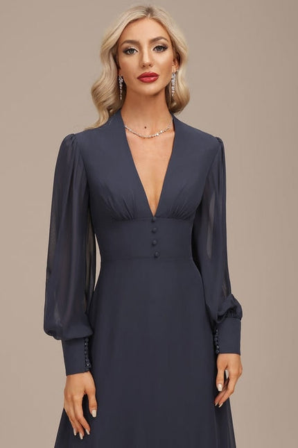 Robe Chic Nuit Élégante Flottante - gallery 7