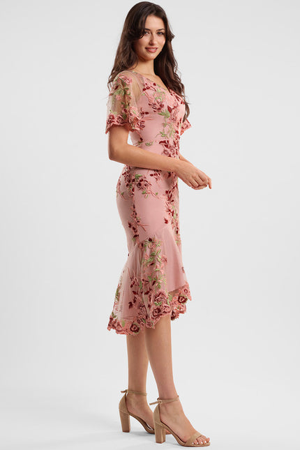 Robe Chic Évasée Brodée - gallery 3