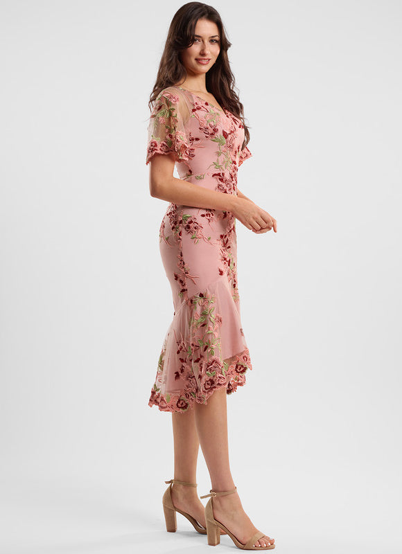 Robe Chic Évasée Brodée - gallery 3