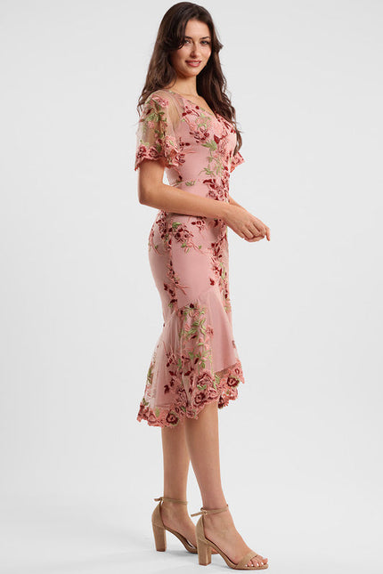 Robe Chic Évasée Brodée - gallery 3