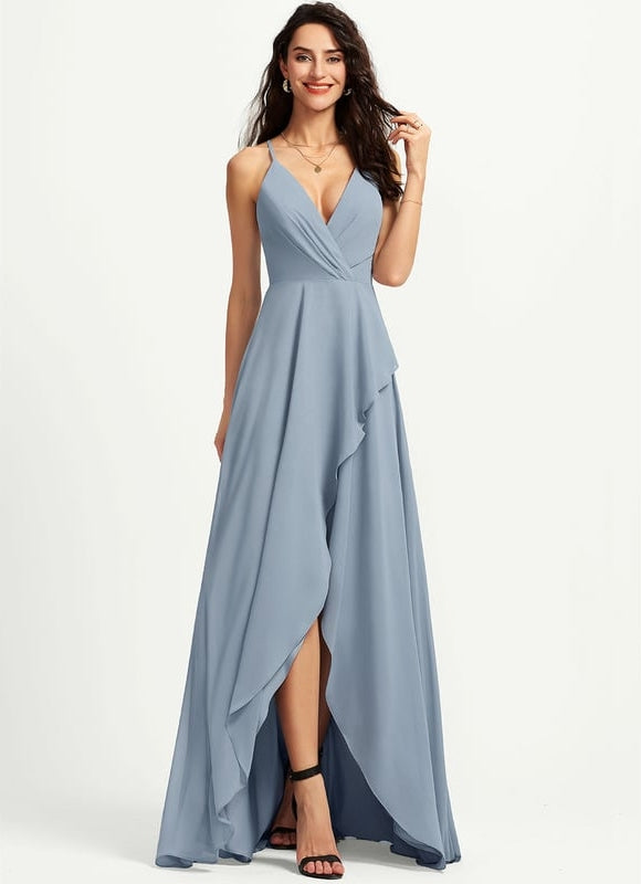 Robe Chic Asymétrique Vaporeuse - gallery 1