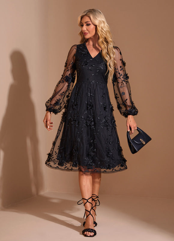 Robe Chic Tulle Élégante - gallery 4