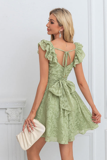 Robe Chic Flore Verte - gallery 2