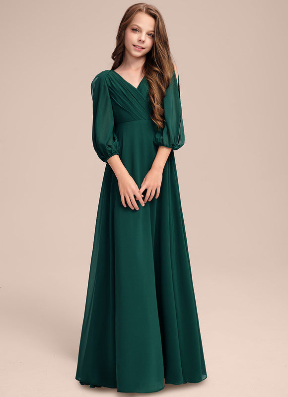 Robe Chic Longue Chiffon Junior - gallery 4