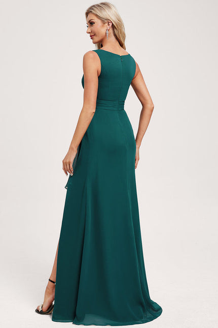 Robe Chic Mousseline Drapée - gallery 4