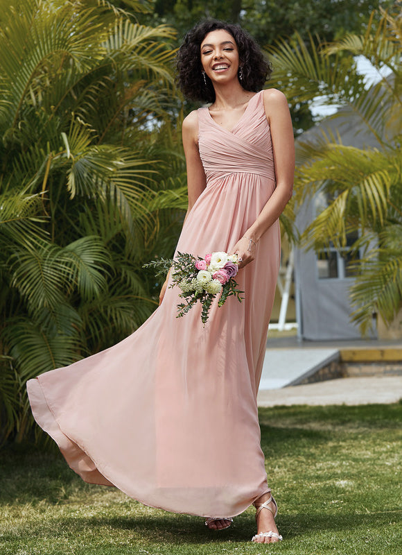 Robe Chic Longue Verte Fluide - gallery 5