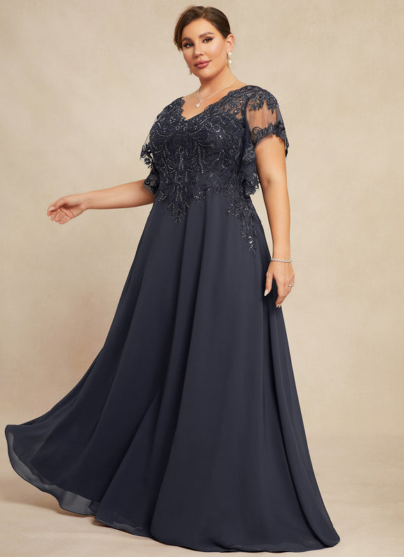 Robe Chic Longue Bleu Cobalt - gallery 8