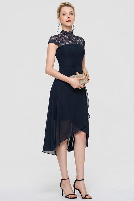 Robe Chic Fluide Bleu - gallery 1