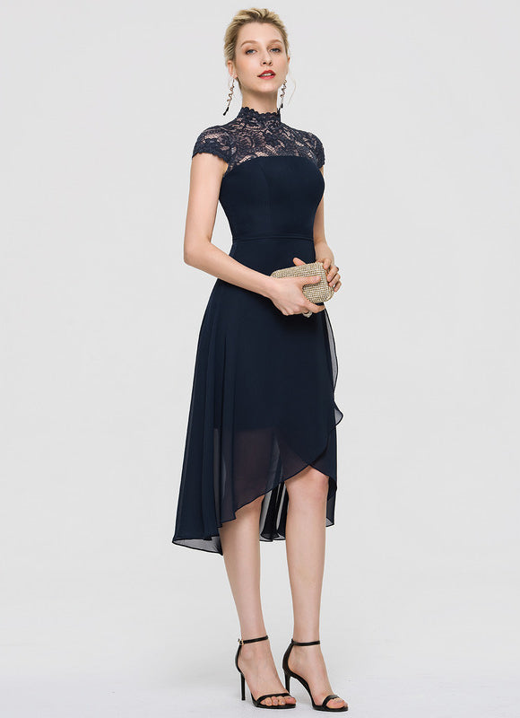 Robe Chic Fluide Bleu - gallery 1